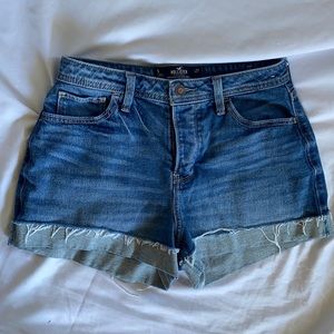 High rise Hollister Jean shorts